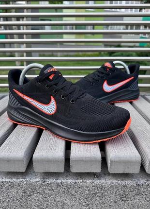 Летние мужские черные кроссовки в сетку nike zoom 🆕 найк зум8 фото