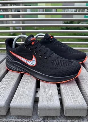 Летние мужские черные кроссовки в сетку nike zoom 🆕 найк зум6 фото