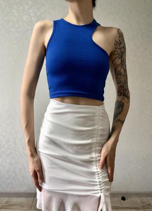 Майка в рубчик з віризом 💙