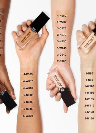 Пробник givenchy prisme libre skin caring glow foundation тональний крем флюїд для сяйва шкіри3 фото