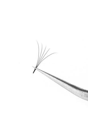 5d-c-010-8mm по 100 шт. пучковые ресницы для наращивания santalucia