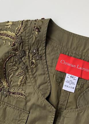 Платье с вышивкой christian lacroix оригинал