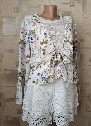 (0095)new look 16 , блуза , накидка❤️