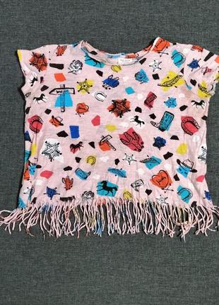 Яскравий топ zara 128см