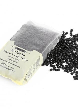 Воск в гранулах beads 500г extra film wax черный