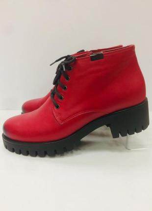 Супер красные ботинки4 фото