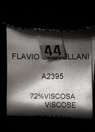 Брендовое новое стильное вискозное платье с кружевом р. 44 от flavio castellani made in italy5 фото