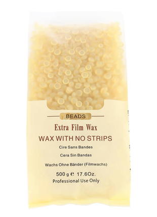Воск в гранулах beads 500г extra film wax желтый