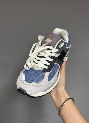 Кросівки new balance 2002r grey / blue premium2 фото