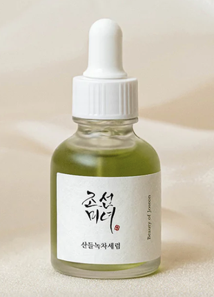 Успокаивающая сыворотка beauty of joseon calming serum green tea + panthenol