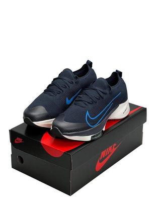 Мужские кроссовки nike air zoom tempo next% dark blue #найк