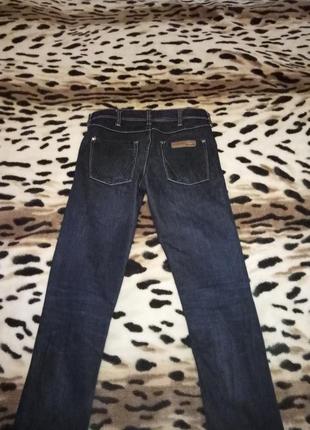 Ровные темно синие джинсы2 фото