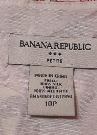 Брендова  шовкова  блуза  топ р. 10 p від  banana republic на запах4 фото
