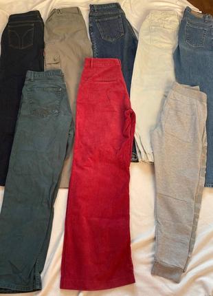 Брюки и джинсы известных брендов (bershka,carhartt,zara,next)2 фото