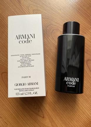 Духи Emporio Armani Omkeerbare leren riem met twee gespen in zwart in cadeauverpakking 125 ml.