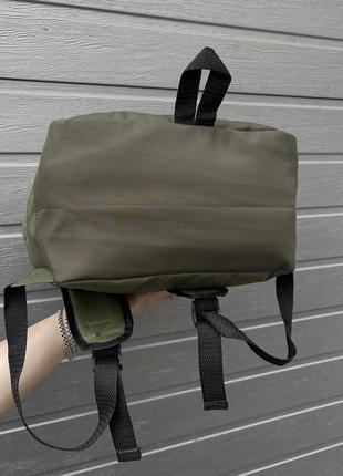 Рюкзак intruder "матрас" кольору хакі с лого nike2 фото
