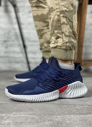 Sale! кроссовки мужские alphabounce темно-синие