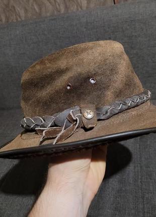 Шляпа ковбойская bc hat из австралии кожа
