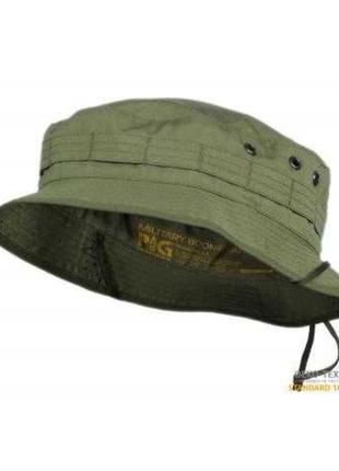 Панама польова військова "mbh" military boonie hat olive drab green зелена