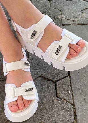 👟 сандалии guess sandals / наложка bs👟7 фото