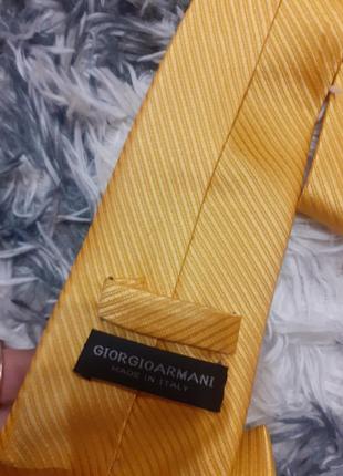 Giogio armani галстук шёлк3 фото