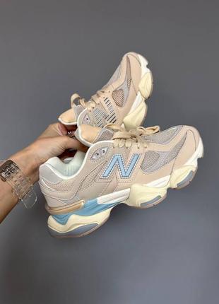 Кросівки жіночі new balance 9060 « ivory cream pink sand » premium