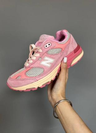 Кросівки жіночі new balance 993 x joe freshgoods pink5 фото