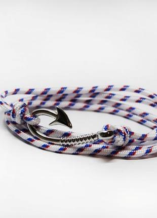 Браслет fishing hook white