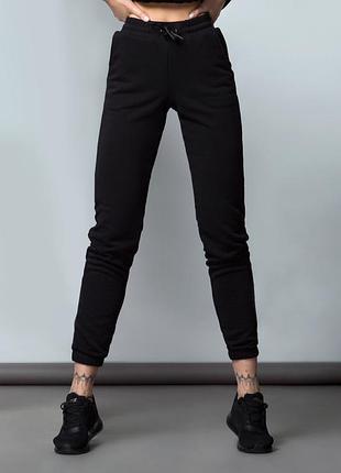 S жіночі штани джогери спортивні signature black3 фото