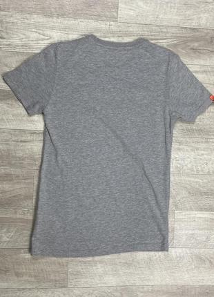 Superdry vintage футболка s размер серая с принтом оригинал7 фото