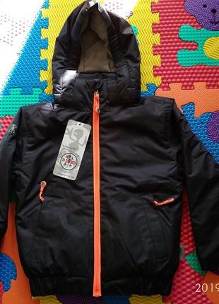 116р.(5-7лет) новая термокуртка для мальчика xs exes (германия)