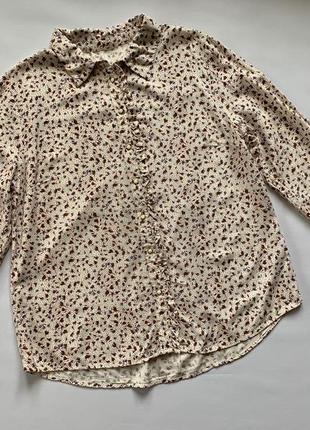 Легесенка нежная вискозная рубашка- блузочка l-xl10 фото