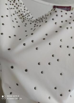 Летнее белое платье р.s3 фото