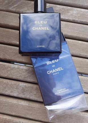 Chanel bleu 100мл чоловічий парфум блю шанель духи парфумована вода мужской парфюм парфюмированная вода блу де шанель1 фото