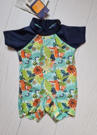 Lupilu солнцезащитный костюм для купания spf 50+ для новорожденного мальчика 50/56 р на 0-2 мес сонцезахисний купальний костюм