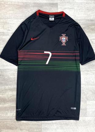 Nike ronaldo футболка 2xl размер футбольная черная оригинал1 фото