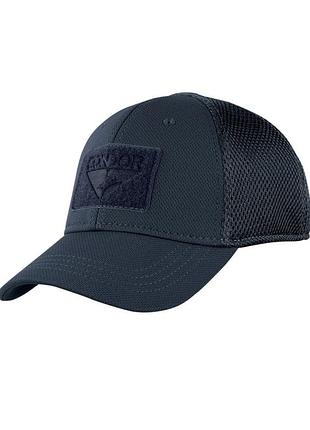 Тактичний кашкет бейсболка condor flex tactical mesh cap 161140 large, синій (navy)