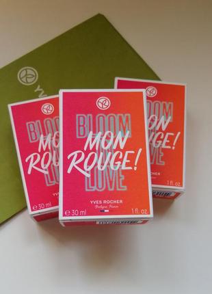 30 мл mon rouge bloom in love yves rocher ив ив роше блум ин лав