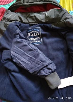 92-98р.(2-3года) новая зимняя куртка для мальчика lemon beret (германия)5 фото