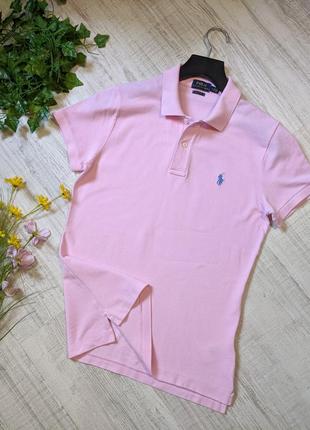 Тенниска поло ralph lauren pink розовая женская оригинал