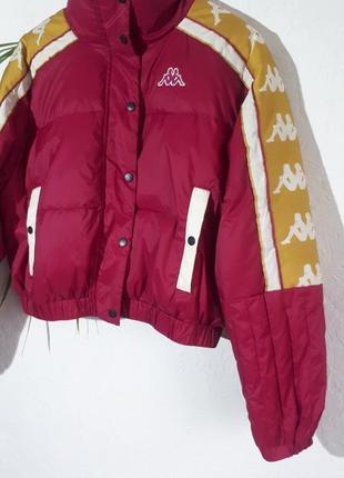Крутая куртка от kappa, оригинал, теплая курточка,объемная ,спортивная куртка6 фото