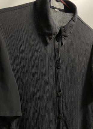 Сорочка з шифоновими вставками