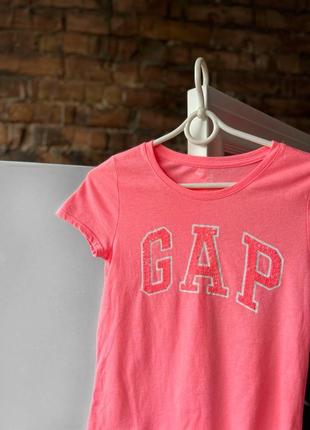 Gap kids pink short sleeve t-shirt дитяча, підліткова футболка2 фото