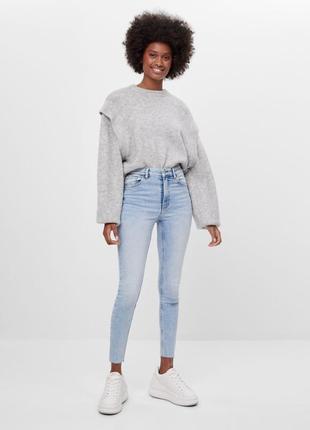 Джинсы bershka skinny high waist jeans w262 фото