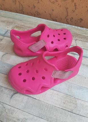 Сандалии crocs шлёпанцы1 фото