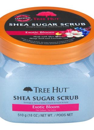 Скраб для тіла tree hut exotic bloom sugar scrub 510g