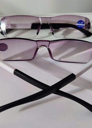 Очки для чтения +1; +1,5; +2; +2,5; +3; +3,5; +4; с затемнением. распродажа