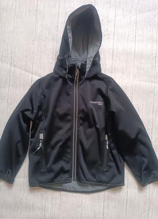 Термо ветровка софтшелл на флисе р130, будет на 122-128