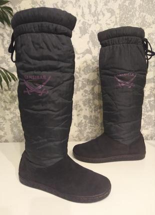 Высокие зимние сапоги sansibar