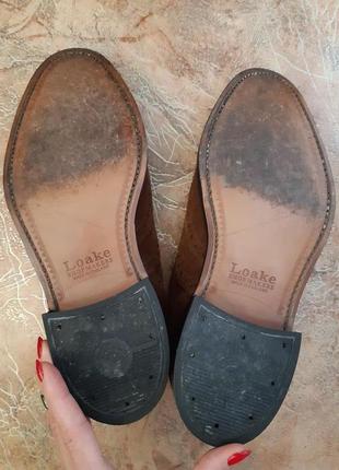 Туфли броги мужские от loake shoemakers6 фото